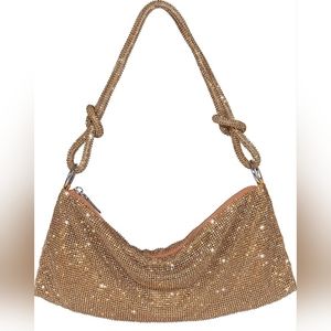 Gold Rhinestone Purse